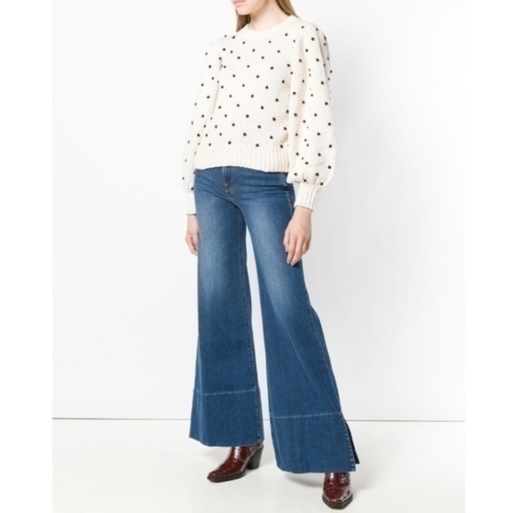 Frame Mid Rise Flare Jeans